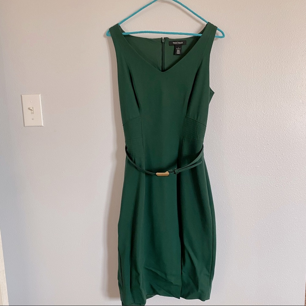 White House Black Market Emerald Dress